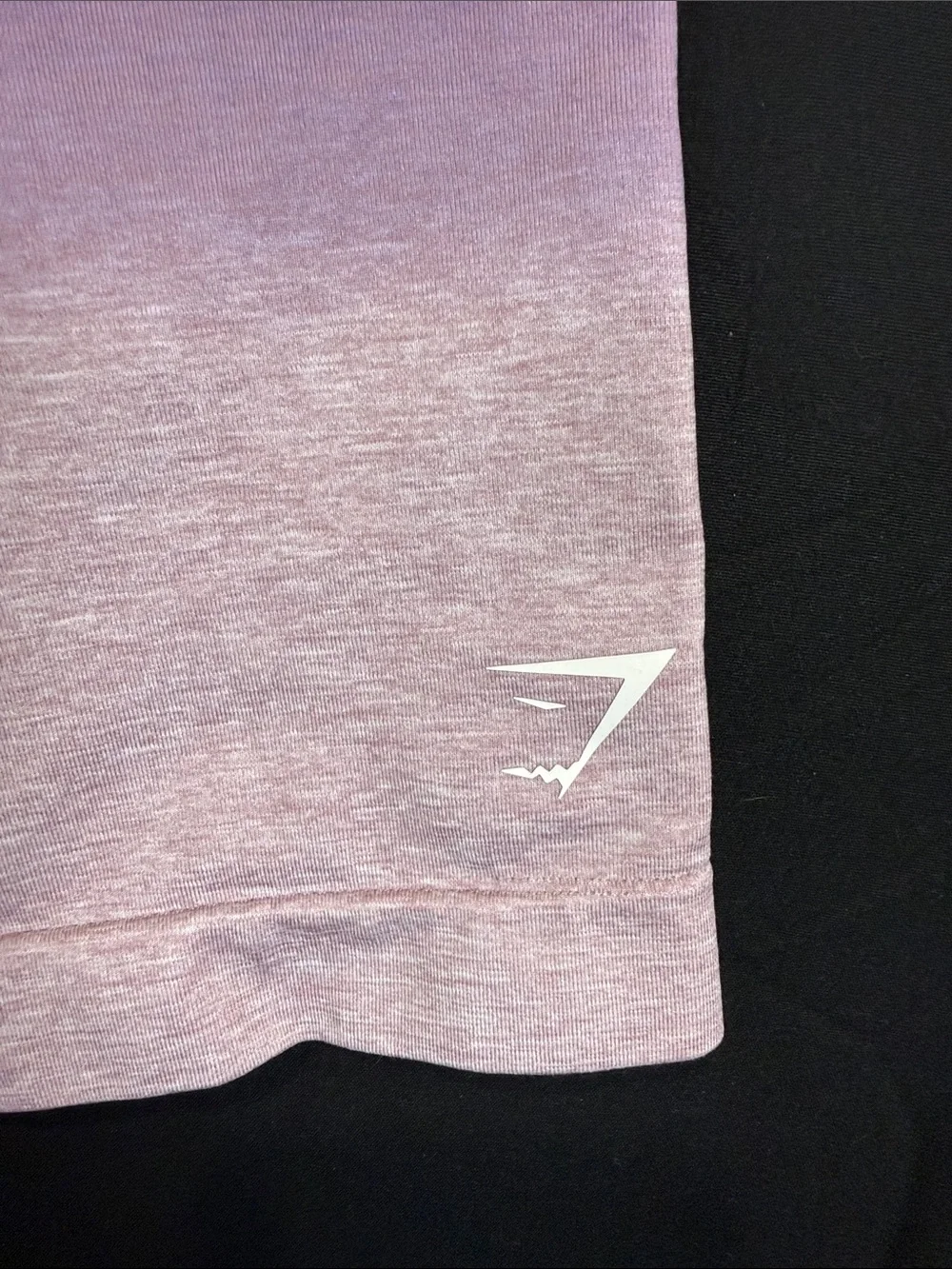 Gymshark Lavender to Light Pink Ombre Seamless Bike Shorts